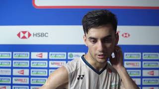 Indias Lakshya Sen looks ahead to semifinal with Indonesias Jonathan Christie [upl. by Stander]