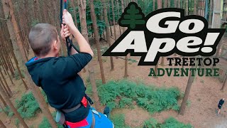 Go Ape Tree Top Adventure  Tilgate Park Crawley 2019 [upl. by Ysteb]