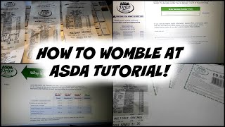 How to Womble at ASDA and Cash in Receipts [upl. by Eidod]