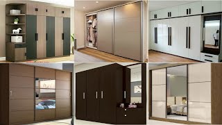 Modern Wooden Cupboard Design Ideas 2023 Sliding Doors Wardrobe Interior Design For Small Bedrooms [upl. by Nohtiek]