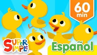 Cinco Patitos Y Más Canciones Infantiles  Música Para Niños [upl. by Ientruoc]