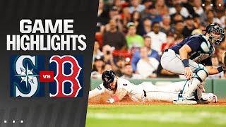 Mariners vs Red Sox Game Highlights 72924  MLB Highlights [upl. by Yvaht]