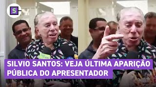 Silvio Santos morre aos 93 anos reveja a última aparição pública do apresentador [upl. by Htabazile951]