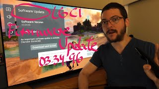 LG C1G1 Firmware Update 033496 Report if you see any issues Ill do my best to help [upl. by Eeltrebor779]