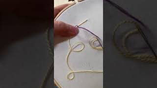 How to  Couching Stitch [upl. by Garlan539]