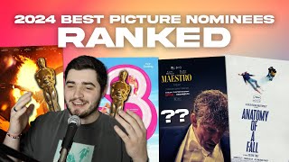 2024 Best Picture Nominees RANKED [upl. by Frame149]