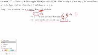 Start Learning Reals 2  Completeness Axiom [upl. by Enawd86]