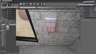 Unreal Engine 4 Blueprint Урок 14 Кодовый замок Combination Lock [upl. by Cazzie820]