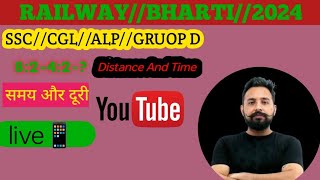 RAILWAYSSCALPMATHS Distance And Timeसमय और दूरीBy Rahul Deshwal maths pw [upl. by Nassah130]