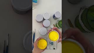 Draw Christmas Baubles with matt pastel emulsion vinyl paint [upl. by Ventre]