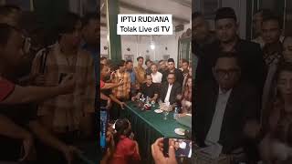 Iptu rudiana tolak Live di TV viralvideo ipturudiana vina viralshort viralshorts [upl. by Ahsilat610]