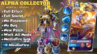 UPDATE Script Skin Alpha Collector No Password  Full Effect Voice  Script Alpha Collector Terbaru [upl. by Benisch]