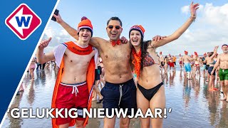 Samenvatting nieuwjaarsduik op Scheveningen 2024 [upl. by Tudela]