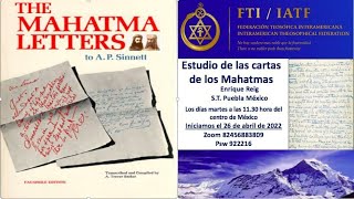 Cartas de los Mahatmas  Enrique Reig  2022 11 01 [upl. by Haukom]