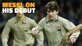 Messi describes his Barça debut in 2003 [upl. by Launam]