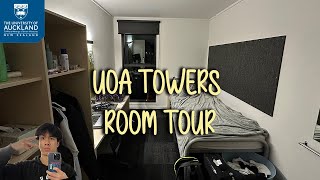 University of Auckland Hall Room Tour  UoA Towers [upl. by Orelle]