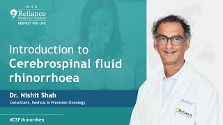 Introduction to Cerebrospinal fluid Rhinorrhoea  Dr Nishit Shah [upl. by Infield352]