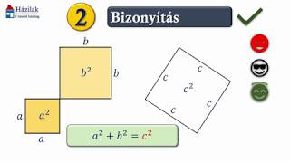 Pitagorasz tétel és bizonyítása [upl. by Almena]