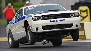 Ultimate Dodge Challenger Wheelie Compilation [upl. by Ahcsat]