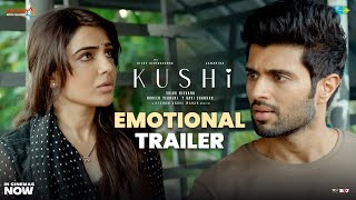 Kushi Emotional Trailer  Vijay Deverakonda  Samantha  Shiva Nirvana  Hesham Abdul Wahab [upl. by Aerdnaz]