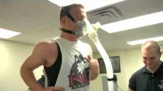 Exercise Physiologist Demonstrating VO2 Max Testing [upl. by Aimekahs528]