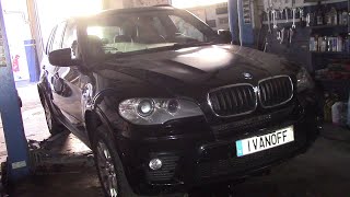 BMW X5 E70 N57D30A Потекло масло всё плохо [upl. by Elkin]