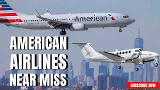 American Airlines Dodges Private Plane at Washington Airport [upl. by Nhepets]