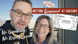 How We Got CAESARS DIAMOND Status without Resort Spend or Gambling Las Vegas Vlog 2023 [upl. by Selohcin388]