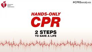 Hands Only CPR Video  Live Training Version [upl. by Krik]