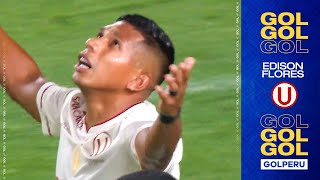 Noche Crema Edison Flores anotó el 10 para Universitario de Deportes [upl. by Ledda]