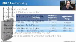 Wireless Communication Standards  CompTIA Network N10004 17 [upl. by Rehpotsirhcnhoj120]