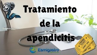 ¿Cuál es el tratamiento de la apendicitis [upl. by Camile546]