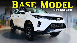 आधे CRORE की ❤️  Toyota Fortuner Legender BASE MODEL 2024 [upl. by Lim]