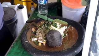 Gado gado  Indonesian streetfood [upl. by Alliuqaj]