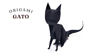 ORIGAMI GATO anibal voyer [upl. by Wren645]