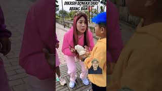 DIKASIH BONEKA DARI ABANG BAIK⁉️ musica santioficial music santi baile tendencia humor [upl. by Yelbmik746]