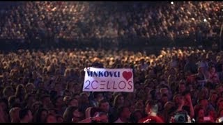 2CELLOS  Back in Black LIVE at Arena Pula [upl. by Roter]