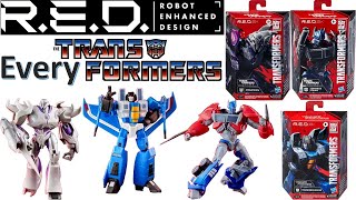 Every Transformers RED Robot Enhanced Design Comparison List [upl. by Hgieliak904]