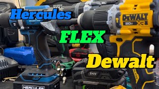 Dewalt vs Flex vs Hercules [upl. by Lemmueu]