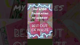 Day 6100 Showcasing my hobbies DIY diary decoration ideas DIY diary viralshorts [upl. by Htabmas]