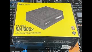 Corsair RM1000e PSU unboxing and setup guide [upl. by Mahgem834]