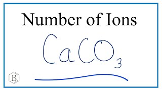 Number of Ions in CaCO3  Calcium carbonate [upl. by Lebanna]