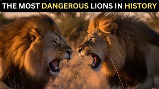 Lion  MPONDO THE MOST DANGEROUS LIONS IN AFRICA [upl. by Eciram]