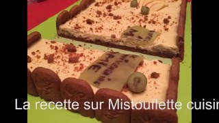 Entremet spéculoos pommes et mousse au caramel [upl. by Martin]