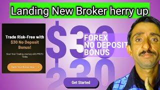 30 No deposit bonus forex Profx Landing broker no deposit bonus forex trading 2024 [upl. by Weixel]