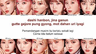 IZONE  Panorama EASY LYRICSINDO SUB by GOMAWO [upl. by Hadria]