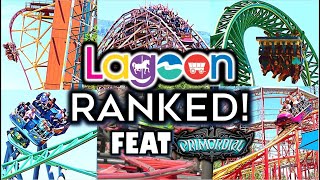 Ranking EVERY Coaster at Lagoon feat Primordial [upl. by Suraved]