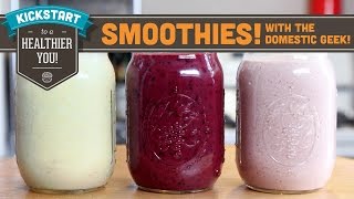 Smoothies With The Domestic Geek Mind Over Munch Kickstart Series [upl. by Arta]