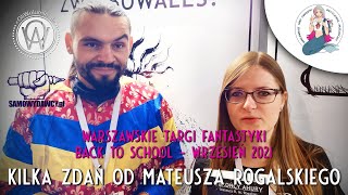 Mateusz Rogalski  Samowydawcypl  Warszawskie Targi Fantastyki  Back To School [upl. by Folsom923]