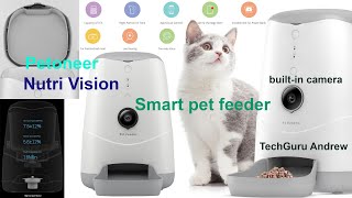 Petoneer Nutri Vision Smart pet feeder with builtin camera REVIEW [upl. by Bunch]